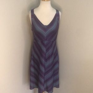 Tehama athletic striped sleeveless dress, size L